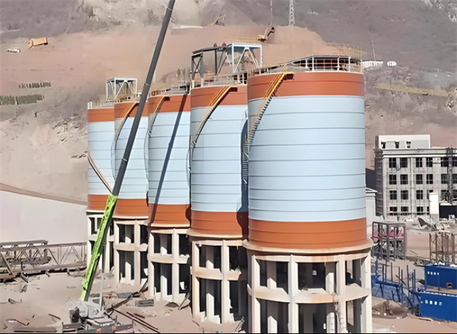 阳新高架钢板仓